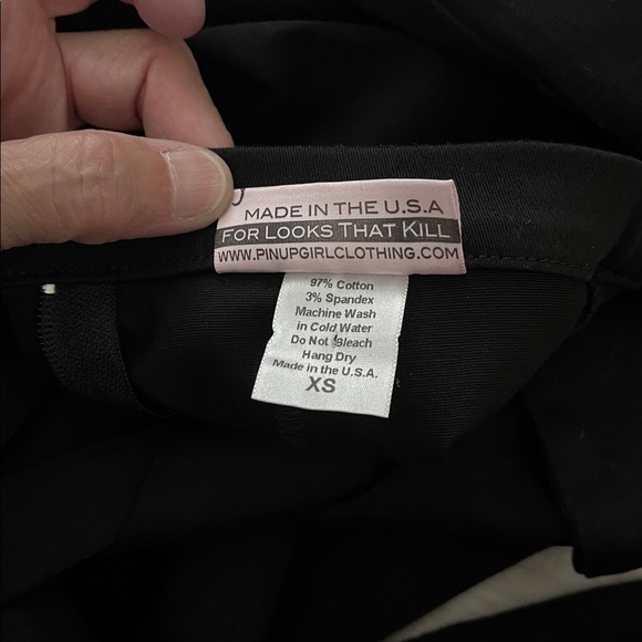 Deadly Dames by Micheline Pitt High Waist Cigarette Jeans XS - Picture 8 of 8